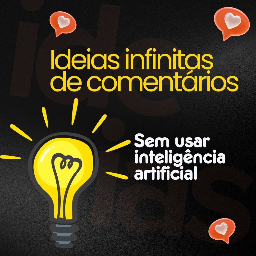 Ideias infinitas de comentários